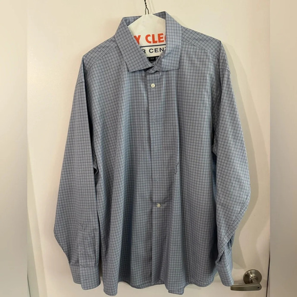 Kenneth Cole Awareness Dress Shirt (17 1/2 size) Slim Fit - Picture 1 of 7